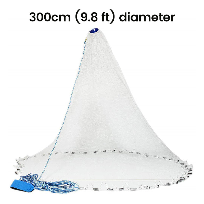 🎣 50 % DE RÉDUCTION POUR UNE DURÉE LIMITÉE ! ✨ Filet de pêche facile à lancer – Mailles ultra-résistantes, descente rapide, polyvalent 🌊