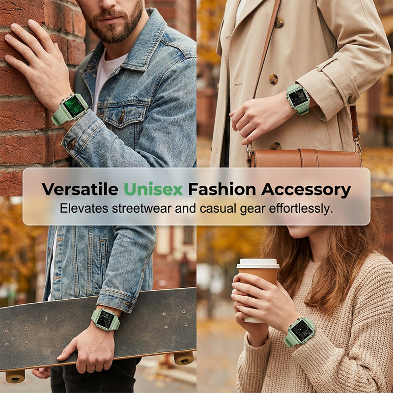⏳Offre spéciale à durée limitée⏰Montre numérique transparente étanche – étanchéité à 50 m, écran luminescent, affichage hybride ✨