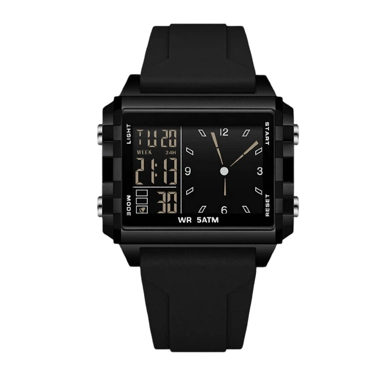 ⏳Offre spéciale à durée limitée⏰Montre numérique transparente étanche – étanchéité à 50 m, écran luminescent, affichage hybride ✨