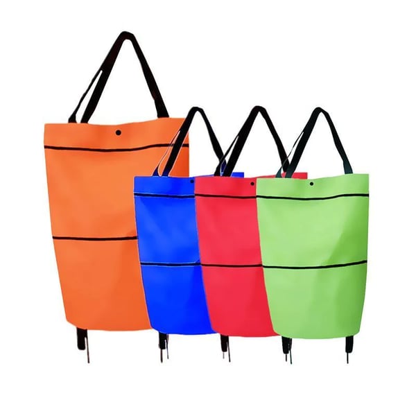 🛒Chariot de courses pliable 2-en-1