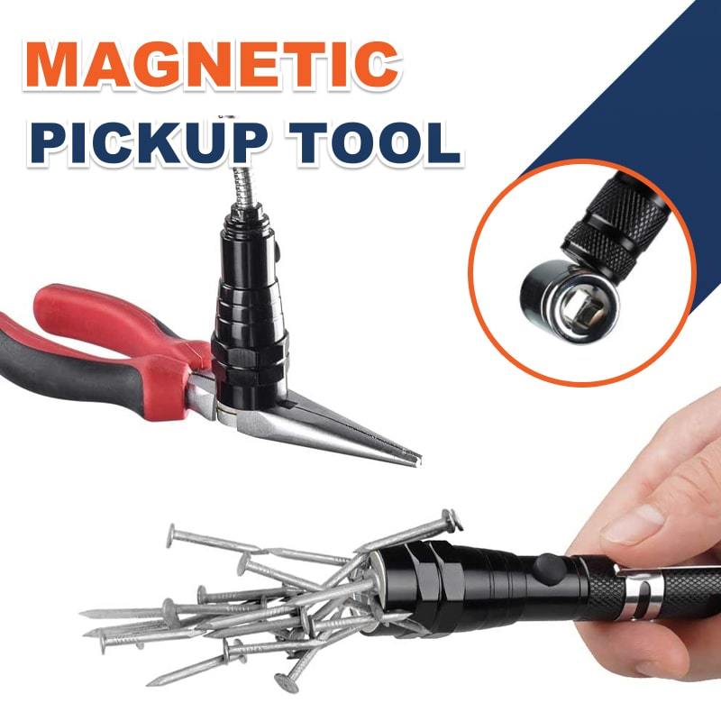🔦 50 % de réduction pour une durée limitée ! ✨ Lampe torche magnétique télescopique multifonction — télescopique, col de cygne à 360°, ultra-lumineuse 🛠️