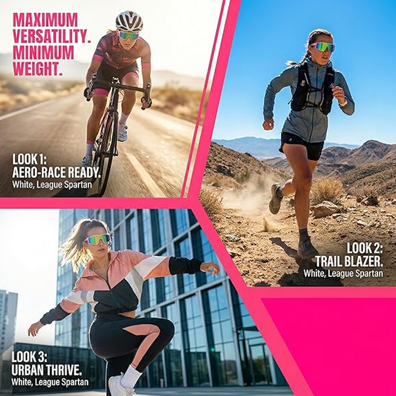🎉 Soldes 2026 — Plus de 96 000 exemplaires vendus ! 🕶️ Lunettes de soleil de sport polarisées pour hommes et femmes – UV400 et verres miroirs colorés 🏃