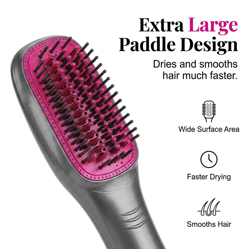 🎉 Promotions 2026 — Plus de 162 000 exemplaires vendus ! 💇‍♀️ Brosse à air chaud professionnelle 3-en-1 : séchage, démêlage et volume en une seule étape ✨
