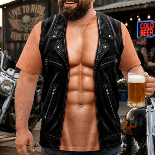 📢📢 50 % de réduction !! ⏰T-shirt humoristique pour homme, avec motif de muscles