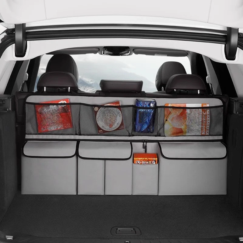 🚗 50 % DE RÉDUCTION POUR UNE DURÉE LIMITÉE ! 📦 Sac de rangement pour coffre de voiture, organiseur suspendu – Spacieux, résistant, facile à installer 🧺