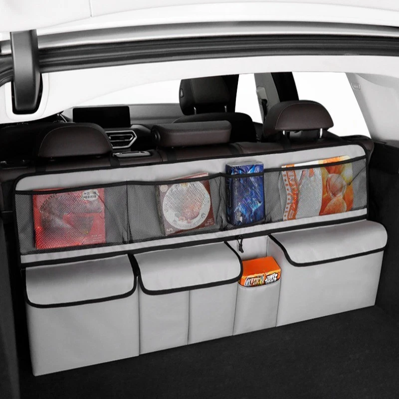 🚗 50 % DE RÉDUCTION POUR UNE DURÉE LIMITÉE ! 📦 Sac de rangement pour coffre de voiture, organiseur suspendu – Spacieux, résistant, facile à installer 🧺