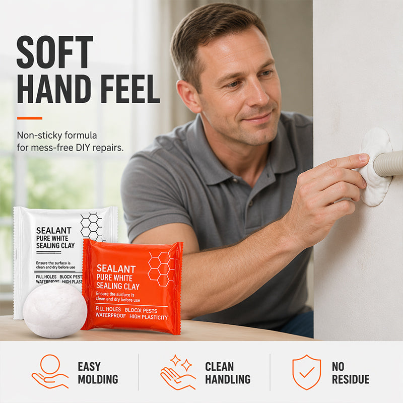 🎉 Soldes 2026 — Plus de 22 000 exemplaires vendus ! 💞 Pâte d'étanchéité imperméable pour colmater les trous muraux des tuyaux de climatisation