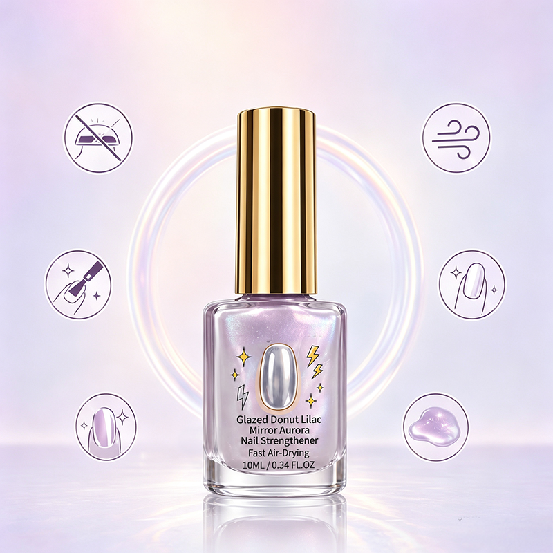 🎉 Soldes 2026 — Plus de 24 700 exemplaires vendus !💅 Renforçateur d'ongles « Lilac Glossy Mirror »