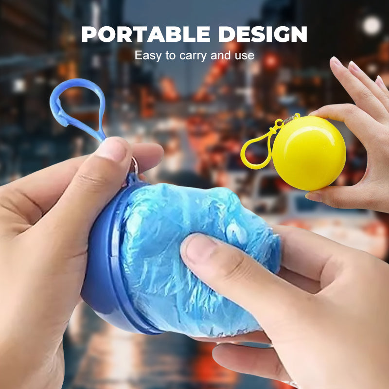 🌧️ Imperméable portable et jetable – ✨ Léger comme une plume, protection immédiate et sortie en toute sérénité 🎒🏕️