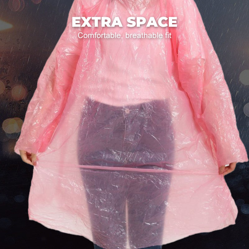 🌧️ Imperméable portable et jetable – ✨ Léger comme une plume, protection immédiate et sortie en toute sérénité 🎒🏕️