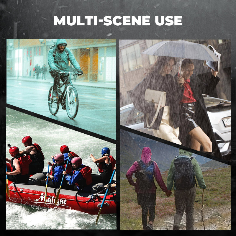 🌧️ Imperméable portable et jetable – ✨ Léger comme une plume, protection immédiate et sortie en toute sérénité 🎒🏕️