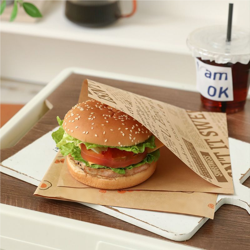 50 % de réduction pour une durée limitée ! Sacs en papier anti-graisse pour sandwichs : mignons, pratiques et conformes aux normes de sécurité alimentaire.