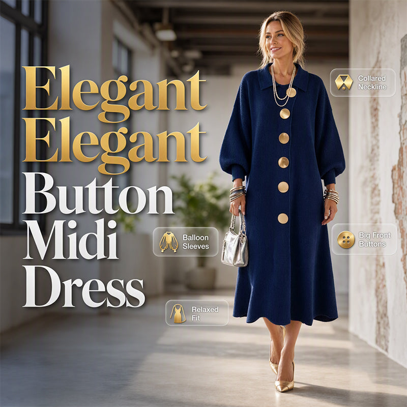 【S-3XL】💖✨Robe midi tricotée élégante pour femme