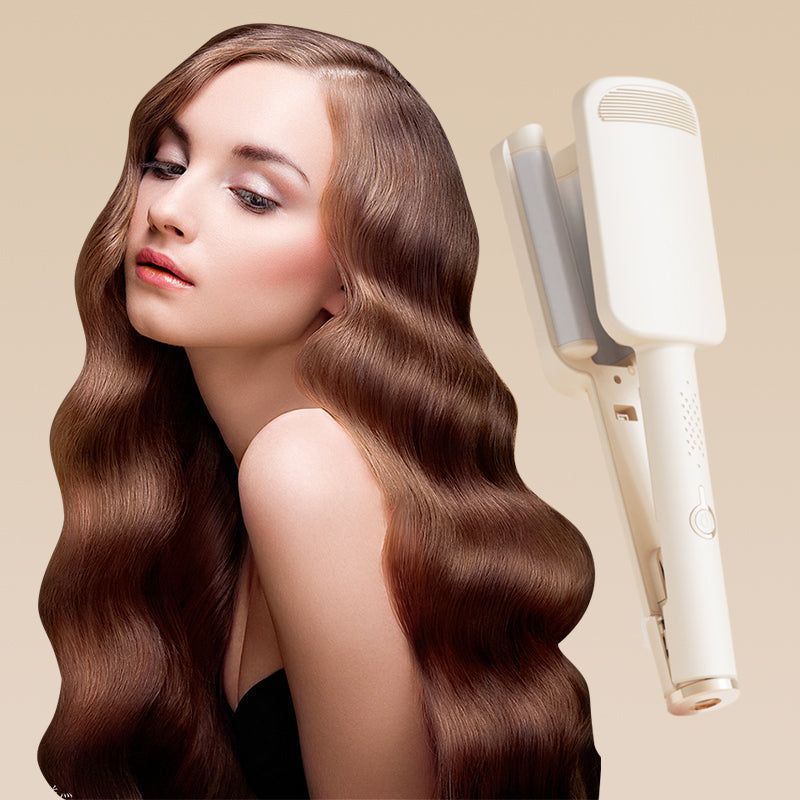 💇 50 % DE RÉDUCTION POUR UNE DURÉE LIMITÉE ! ✨ Fer à friser ondulé 32 mm – ions négatifs, température réglable 🔥