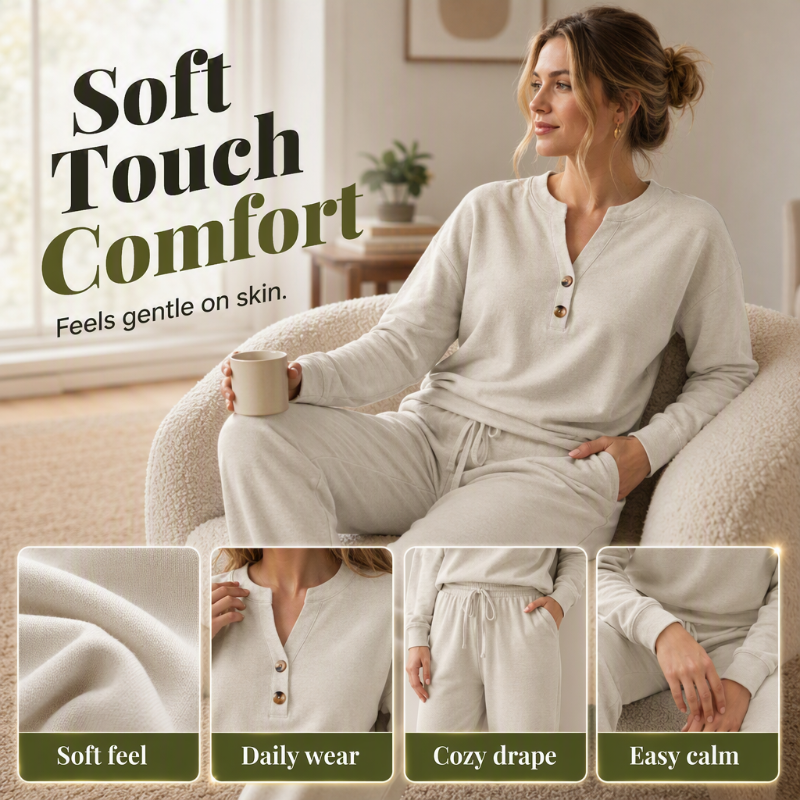 【S-2XL】💖 Haut léger et pantalon à jambes larges
