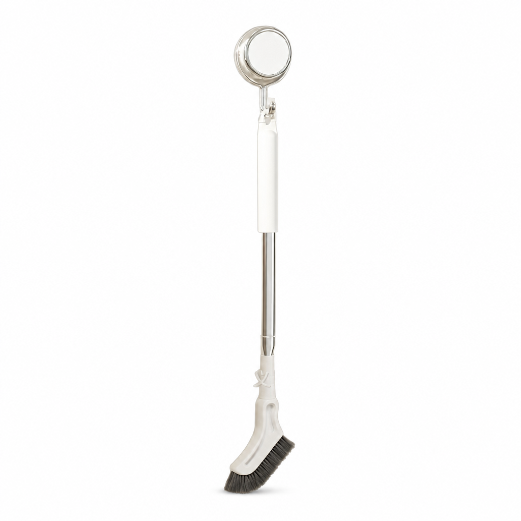 Brosse à récurer multifonctionnelle à long manche télescopique