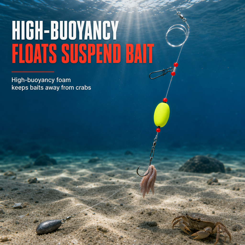 🎣 50 % de réduction ! 🐟 Prêt à l'emploi : kit de pêche de 6 pièces pour surfeurs avec flotteurs – adapté à plusieurs espèces de poissons, prêt pour la plage ✨