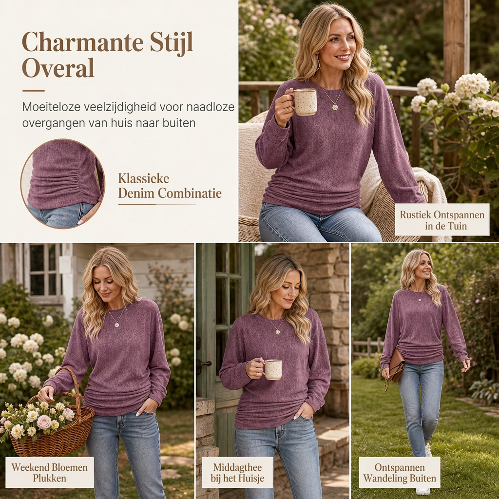 【S-2XL】💖Pull élégant en maille côtelée
