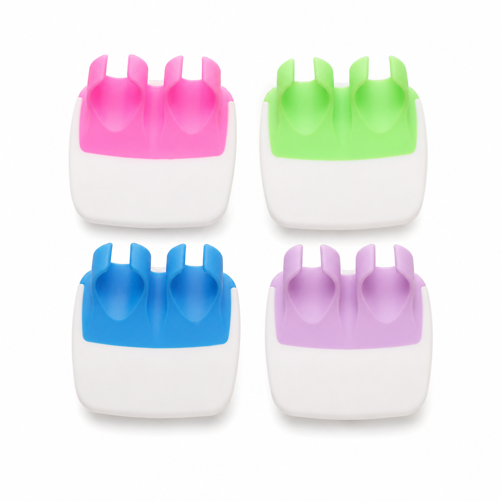 Éplucheur ergonomique à deux doigts pour fruits et légumes