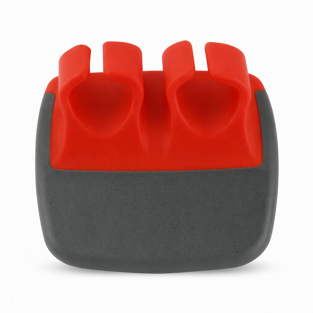 Éplucheur ergonomique à deux doigts pour fruits et légumes