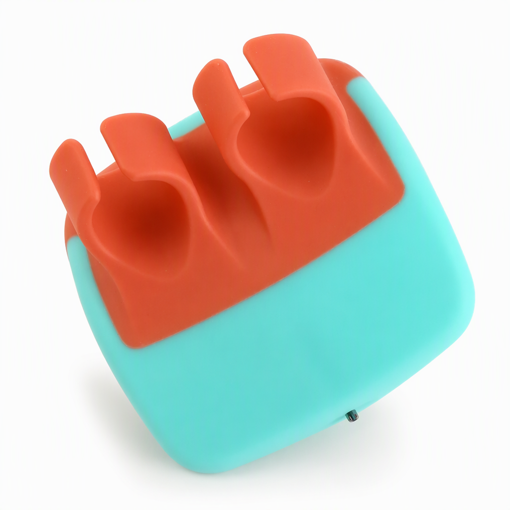 Éplucheur ergonomique à deux doigts pour fruits et légumes