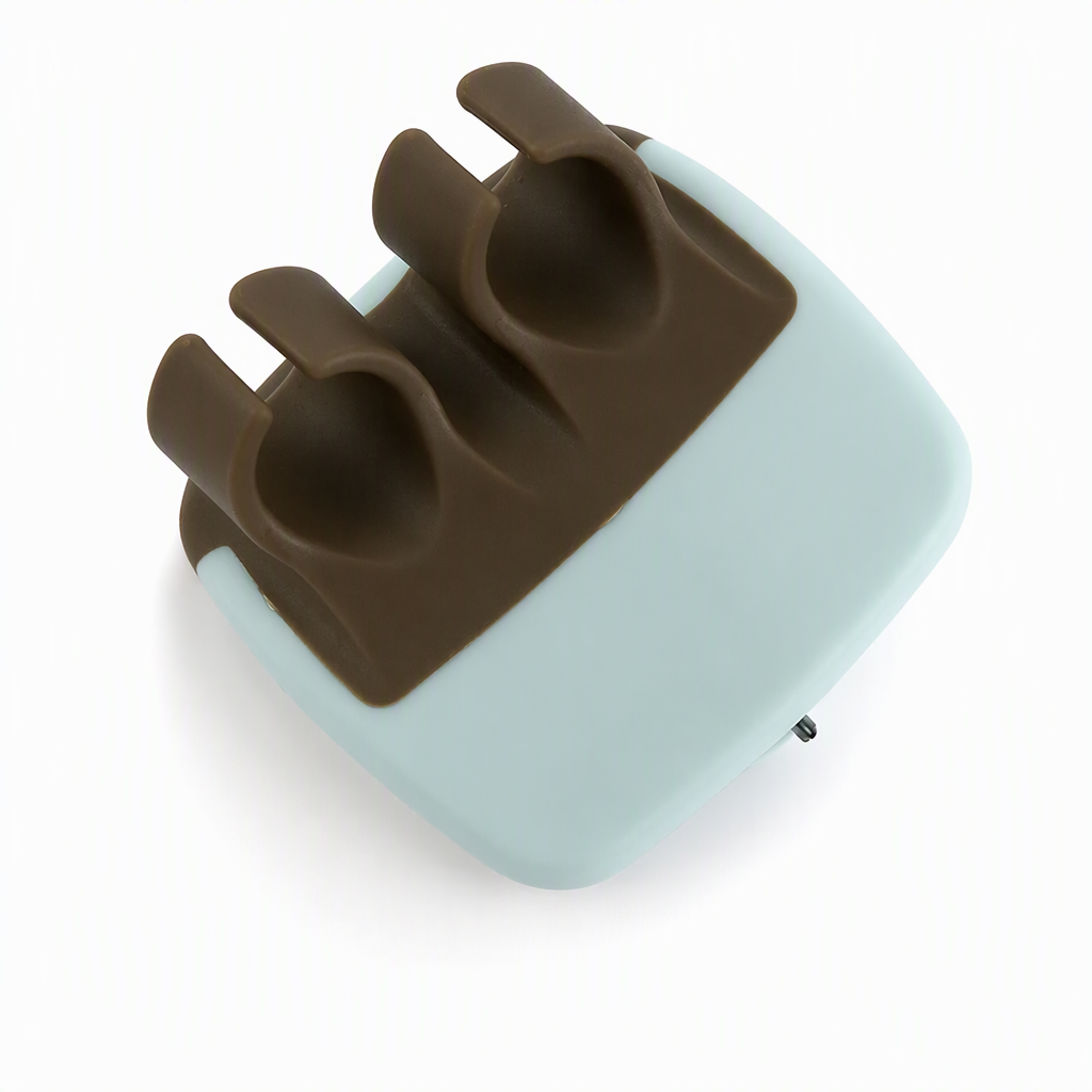 Éplucheur ergonomique à deux doigts pour fruits et légumes