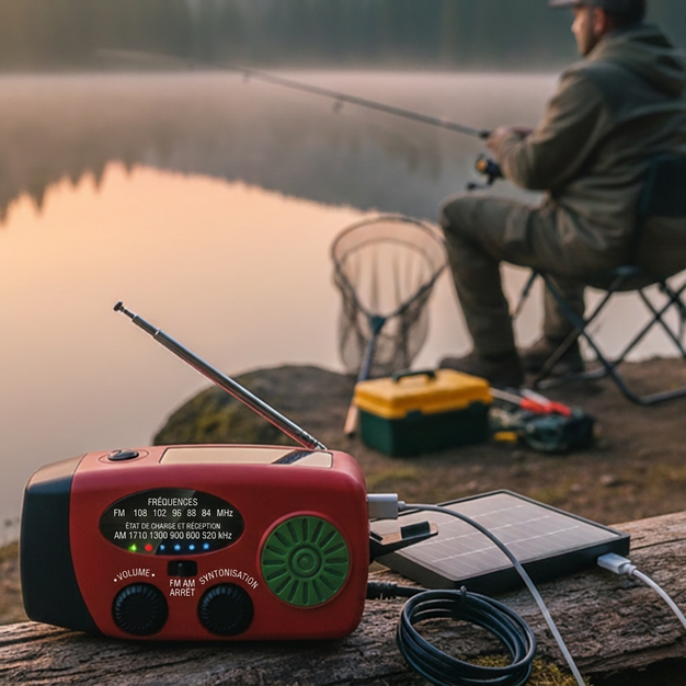 Nouveautés 2027 : -50 % pour une durée limitée !!!!🔥🔥Radio d'urgence solaire portable multifonction💥💥Préparez-vous à la guerre !!!✈️Achetez-en 2, livraison gratuite